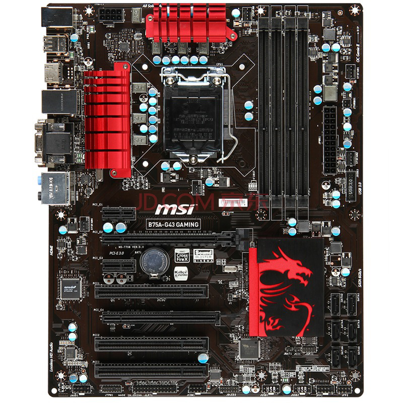 微星(msi) b75a-g43 gaming主板(intel b75/lga 1155)