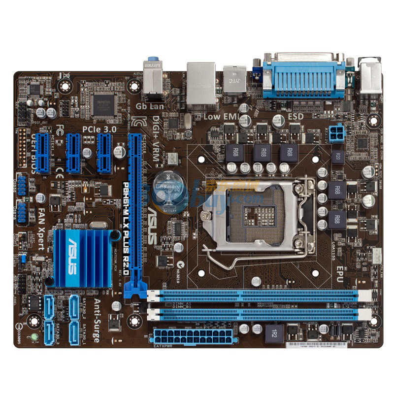 华硕(asus)p8h61-m lx plus r2.0 主板(intel h61/lga1155)