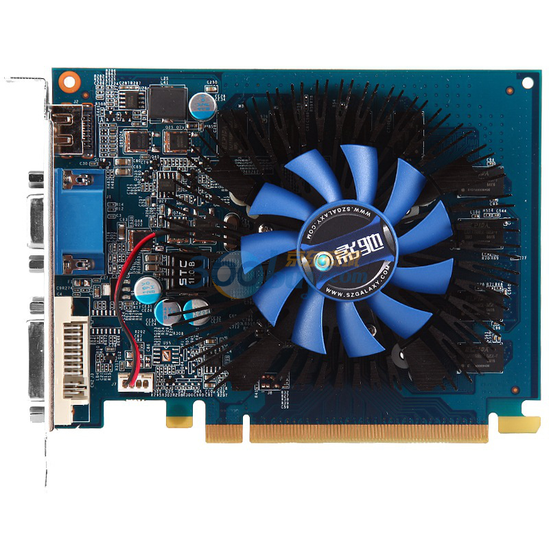 影驰(galaxy)gt630战将d3 810/1334mhz 1g/128bit ddr3 pci-e显卡